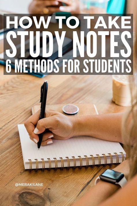 6 Best Note Taking Methods for Students | If you're looking for the best way to write study notes, we've got you covered. We're explaining 6 different types of note taking - The Outline Method, The Cornell Method, The Boxing Method, The Mapping Method, The Sentence Method, and the Blurting Method. Click to learn the best strategy for taking notes during a lecture, while reading a textbook, and to help study for a test, and how to make each of these effective for you and your learning style! Notetaking Method, The Blurting Method, Blurting Method, Note Taking Methods, The Cornell Method, Study For A Test, Cornell Method, College Website, Fat Burning Tea