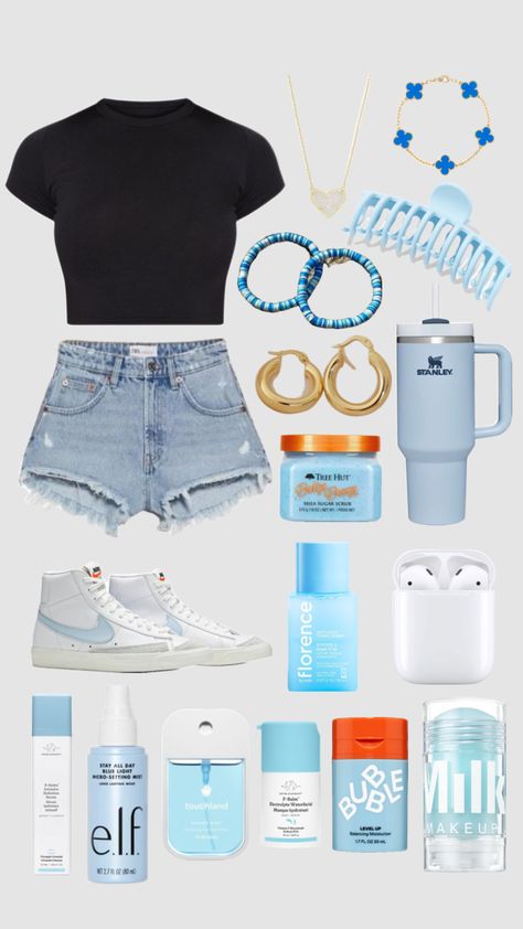 Beach Outfits Teenager, Fit Outfits, Preppy Summer Outfits, Summer Outfits For Teens, Casual College Outfits, Outfit Inspo Summer, Casual Preppy Outfits, Summer Outfit Ideas, City Outfits