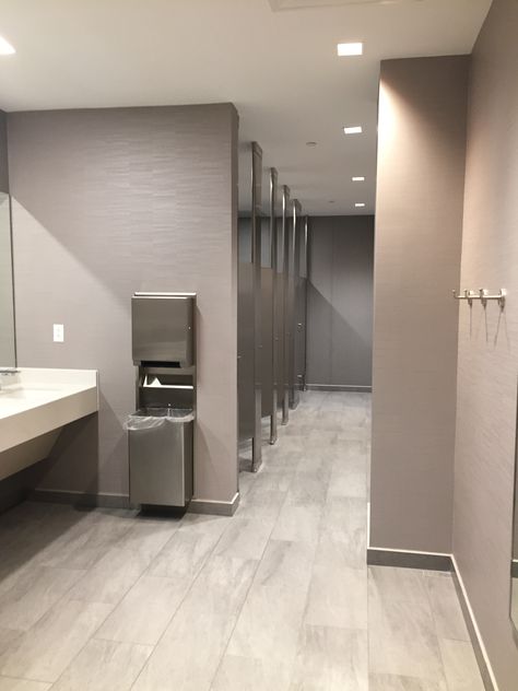 Church Bathroom Ideas, Commercial Restroom Design, Public Bathroom Design, Workplace Bathroom, Commercial Bathroom Ideas, Church Bathroom, Office Restroom, School Restroom, Commercial Bathroom Designs