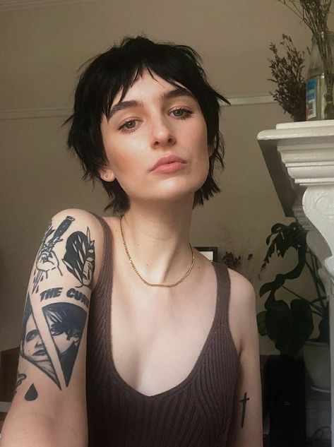 Hairstyle Ideas For Short Hair, Kort Bob, Short Mullet, Ideas For Short Hair, Really Short Hair, Hair Inspiration Short, Punk Hair, Mullet Hairstyle, Short Hair Haircuts