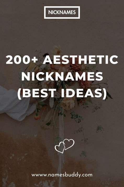 200+ Aesthetic Nicknames Nicknames For Private Account, Tik Tok Nicknames Ideas, Facebook Nicknames Ideas, Witchy Nicknames, Unique Nicknames With Meaning, Aesthetic Nicknames For Best Friends, Nick Names For Boy Best Frnd, Family Nickname Ideas, Nicknames With Deep Meaning