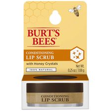 Conditioning Lip Scrub Honey Crystals, Lipstick Application, Exfoliating Lip Scrub, Burts Bees Lip, Lip Care Routine, Lip Exfoliator, Minion Quotes, Full Lips, Exfoliating Scrub