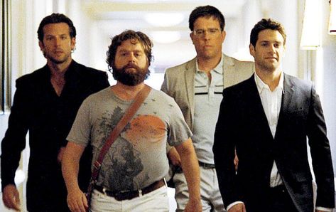 Leslie Chow, Justin Bartha, Ken Jeong, Bachelor Party Shirts, Zach Galifianakis, The Hangover, Heather Graham, Bradley Cooper, Hollywood Life