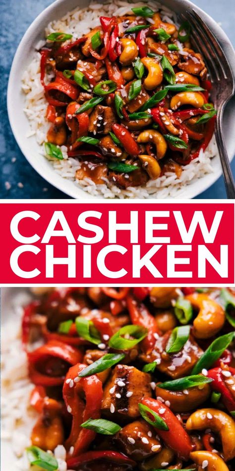 Cashew Chicken Sauce, Red Curry Recipe, Chinese Banquet, Chicken Cashew Stir Fry, Cashew Chicken Recipe, Dinner Quick, Better Than Takeout, Chinese Cooking Recipes, Stove Top Recipes