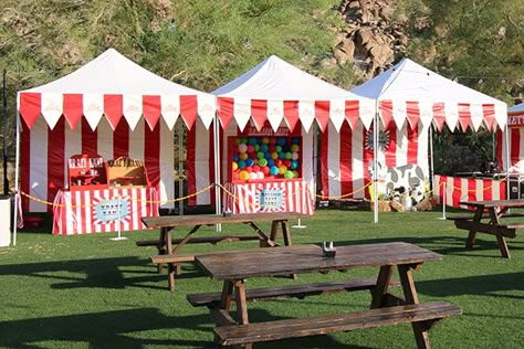 Ministry Fair, Neighborhood Events, Backyard Carnival, Carnival Tent, Carnival Booths, Carnival Party Decorations, Circus Birthday Party Theme, Carnival Birthday Party Theme, Fall Carnival