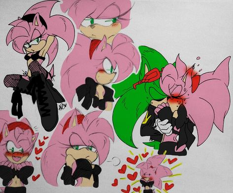 Sketches of scourosy Scourge The Hedgehog, Rosy The Rascal, Draw Sonic, Sonamy Comic, Amy The Hedgehog, Sonic Characters, Sonic And Amy, Sonic Funny, Sonic Fan Characters