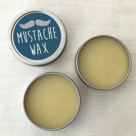 How To Make Mustache Wax – Bath and Body DIY Gift ideas for making gifts for a Boyfriend. #diy #crafts #giftideas #handmade featured on CraftGossip and reviewed by our team of Editors  #valentines Beeswax Ideas, Diy Mustache, Beeswax Recipes, Oatmeal Face Scrub, Wax Recipe, Coconut Oil Body Scrub, Mustache Grooming, Beard Care Products, Mustache Wax