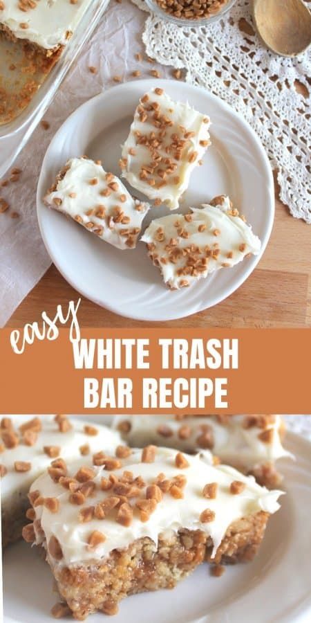 White Trash Recipe, Skor Bars, Toffee Recipe, Square Recipes, Dessert Bar Recipe, Bar Recipe, White Trash, Trending Recipes, Easy Delicious Recipes