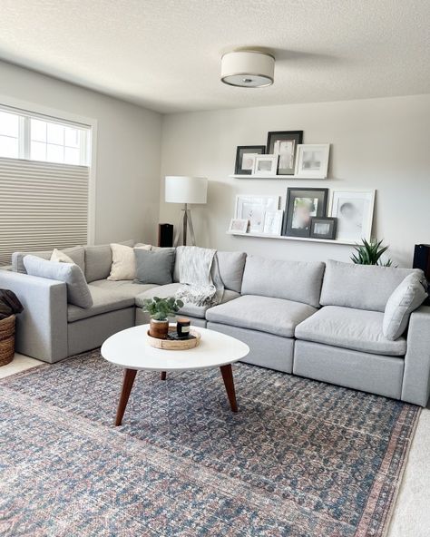 Cozey Ciello Sunset Beige, Cozey Ciello Dream Grey, Cozey Ciello Couch, Modern Transitional Decor, Spending Time With Loved Ones, Living Sofa, Blue Living Room Decor, Blue Living Room, Transitional Decor