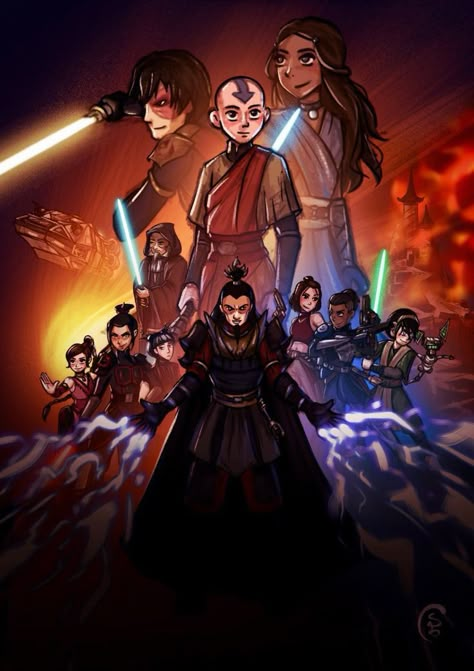 Star Wars Illustration, Avatar Studios, Avatar The Last Airbender Funny, Avatar Funny, Avatar Series, The Last Avatar, The Legend Of Korra, Bounty Hunters, Avatar Cartoon