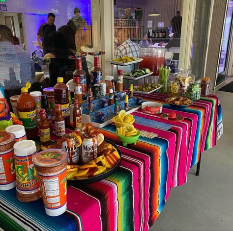 Charro Theme Party For Boys, Michelada Bar, Charro Theme Party, Charro Theme, Mexican Birthday Parties, Birthday Fiesta, Mexican Birthday, Mexican Theme, Michelada