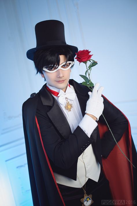 Imgur: The most awesome images on the Internet. Tuxedo Mask Cosplay, Formal Cape, Mamoru Chiba, Powerpuff Girls Characters, Moon Cosplay, Tuxedo Mask, Cosplay Naruto, Princess Serenity, Sailor Moon Cosplay