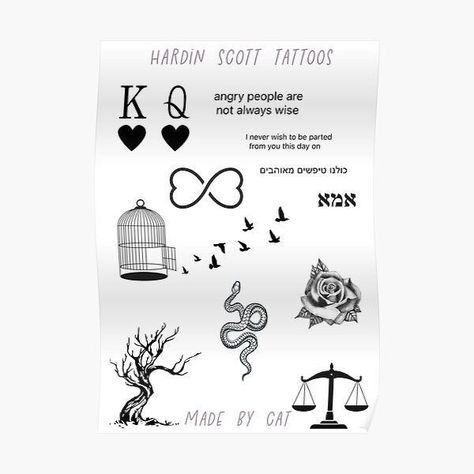 Hardin Scott Tattoo Hand, Harden Scott Tattoos, Hardin Scott Drawing, After Movie Tattoo Ideas, Hardin Scott Tattoo, Hardin Scott Aesthetic, Harden Scott, Simple Compass Tattoo, Werewolf Tattoo