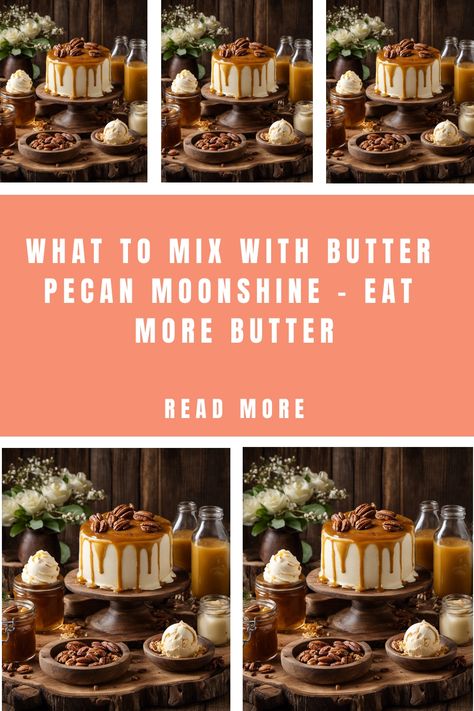 Discover the ultimate concoctions to amplify the rich flavors of butter pecan moonshine. Unleash your creativity and savor the perfect blend. Get inspired now! Southern Butter Pecan Moonshine, Butter Pecan Moonshine Drinks, Butter Pecan Moonshine Cocktails, Butter Pecan Moonshine Recipe, Butter Pecan Moonshine, Moonshine Cocktails, Butter Pecan Ice Cream, Moonshine Recipes, Boozy Desserts