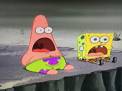 SpongeBob and Patrick  Shocked 😳😱😲 Shocked Spongebob, Cartoon Shocked Face, Spongebob And Patrick Matching Pfp, Shocked Patrick, Patrick And Spongebob, Spongebob And Patrick Tattoo, Doodle Bob, Spongebob And Patrick, Spongebob Anime