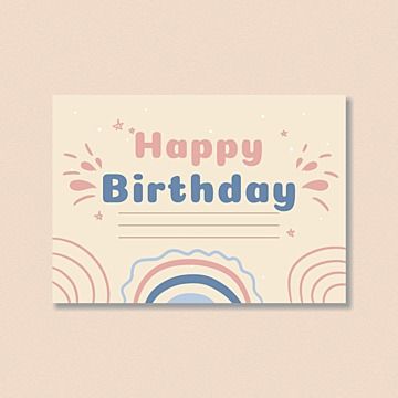 Birthday Card Template Design, Aesthetic Birthday Card Template, Greeting Card Design Templates, Cute Pink Birthday, Happy Birthday Aesthetic, Pink Birthday Card, Editable Birthday Cards, Teachers Day Card, Digital Birthday Cards