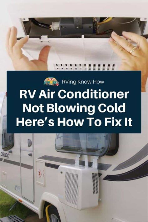 Camper Air Conditioner, Vintage Trailers Restoration, Air Conditioner Maintenance, Camper Maintenance, Camper Repair, Rv Air Conditioner, Clean Air Conditioner, Air Conditioner Units, Rv Camping Tips