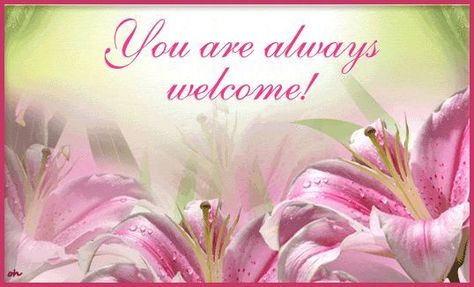 You are always Welcome! You Are Welcome Gif, You Are Most Welcome Images, You Are Welcome Quotes, Your Welcome Quotes, You Are Welcome, Your Welcome Images, You're Welcome Images, You’re Welcome, You Are Welcome Images