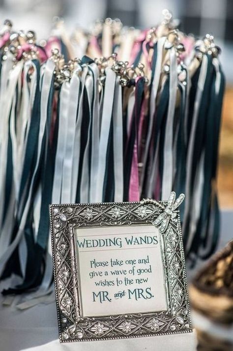 Send Off Ideas, Wollaton Hall, Harry Potter Wedding Theme, Wedding Wands, Ribbon Wands, Wedding Send Off, Harry Potter Wedding, Wedding Exits, Harry Potter Theme