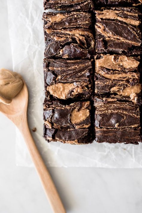 Brownies with Peanut Butter Swirl | Cravings Journal Brownies With Peanut Butter Swirl, Brownies With Peanut Butter, Peanut Butter Swirl Brownies, Butter Brownies, Swirl Brownies, Homemade Brownies, Peanut Butter Brownies, Photography Light, Best Brownies