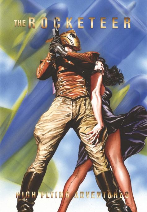 The Rocketeer: High Flying Adventures Alex Ross Art, Dave Stevens, The Rocketeer, The Lone Ranger, Bruce Timm, Alex Ross, Bd Comics, Pulp Art, Comic Book Covers