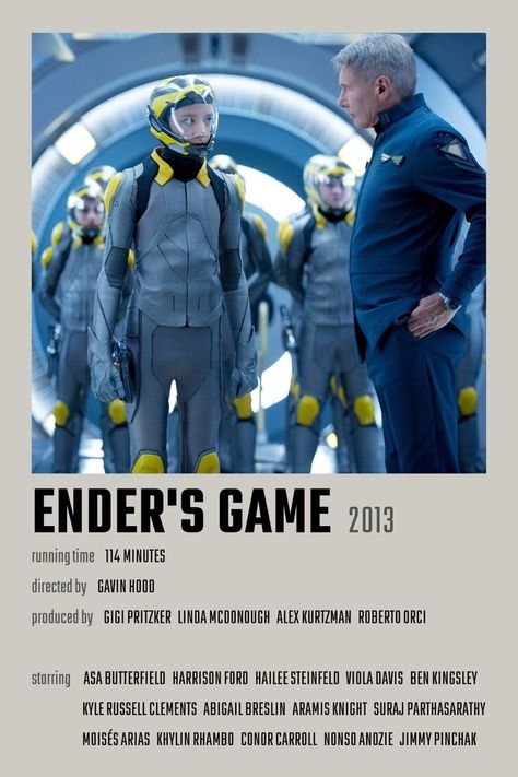 Enders Game Poster, Ender Wiggin, Gerald's Game, Enders Game, Ben Kingsley, Ender's Game, Game Movie, Film Posters Vintage, Bookish Things