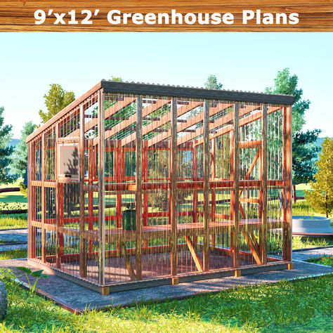 Transform your garden with our DIY greenhouse plans! 🌿🌼 These detailed digital plans guide you step-by-step through building a beautiful, functional greenhouse with shelves, perfect for growing your plants all year round. Shop now on Etsy and start building your dream greenhouse today! Explore more on my Etsy store. 🌱✨