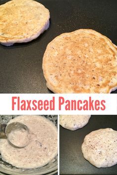 Flaxseed Pancakes | Dairy free and Egg free Flaxseed Pancakes, Flax Seed Pancakes, Flax Pancakes, Egg Free Pancakes, Healthy Nutrition Plan, Mug Cakes, Flax Seed Recipes, Homemade Pancakes, Face Wrinkles