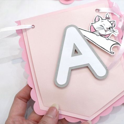 Marie the Aristocats Party | Marie Birthday Banner | Marie Party Decor | Marie Cat | Marie Decorations | Marie Theme | First Birthday | Baby Celebration Aristocats Birthday Party, Aristocats Themed Birthday Party, Marie The Cat Birthday Theme, Aristocrats Marie Birthday, Marie Cat Party Decoration, Marie Cat Decoration, Aristocats Party, Cat Baby Shower, Marie Cat