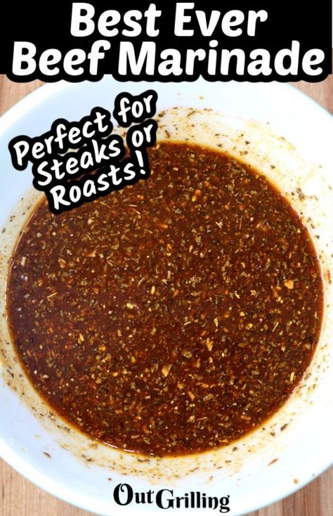 Marinade For Roast Beef, Marinade For Roast, Beef Ribs Marinade, Roast Beef Marinade, Best Roast Beef Recipe, Easy Steak Marinade Recipes, Steak Marinades, Grilling Steaks, Steak Marinade Easy