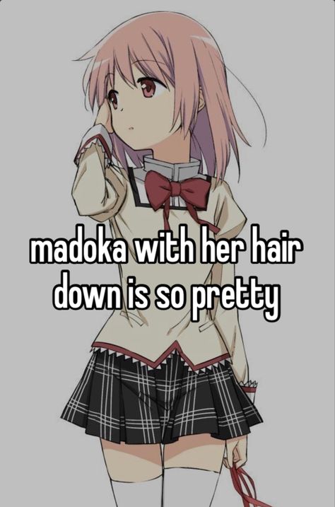 #whisper #madokakaname #madokamagica Skincare Items, Mahō Shōjo Madoka Magica, Mahō Shōjo, Puella Magi Madoka Magica, Im Going Crazy, Madoka Magica, Stray Dogs Anime, Fb Memes, Silly Me