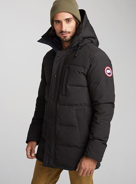 Canada Goose Outfit Men, Canada Goose Jackets Mens Winter Coats, Luxury Men's Fall Parka, Canadian Goose Jacket, Canada Goose Mens Parka, Canada Goose Junction Parka, Best Casual Shirts, Men Parka, Winter Outwear