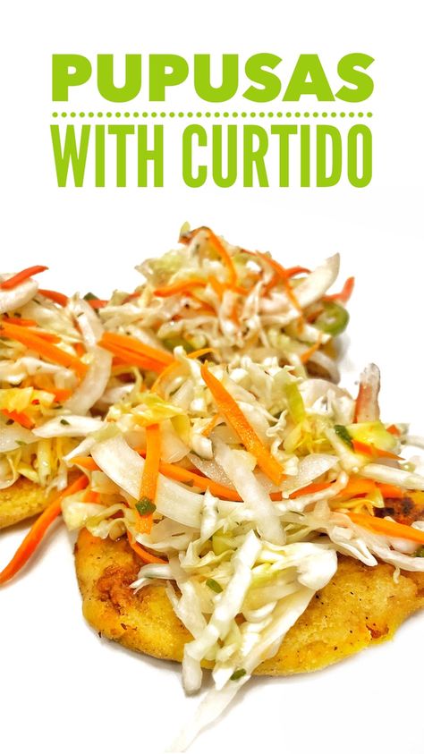 Vegan Pupusas, Curtido Recipe, Pupusa Recipe, Chipotle Recipes, Salvadorian Food, Paleo Side Dishes, Peruvian Food, Food Vegetarian, Veg Food