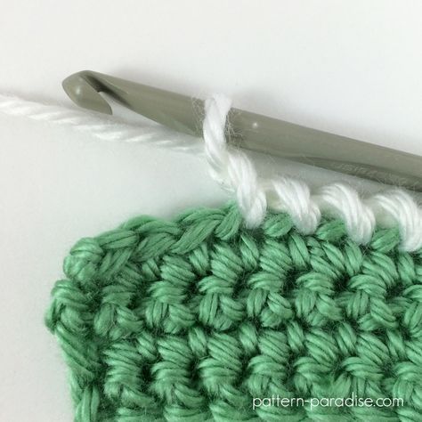 Crochet tutorial for twisted single crochet alternative for crab stitch or… Shrug Knitting Pattern, Puff Stitch Crochet, Reverse Single Crochet, Foundation Single Crochet, Crochet Twist, Crochet For Beginners Blanket, Crochet Circles, Crochet Flower Tutorial, Single Crochet Stitch