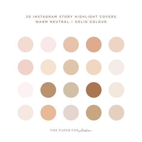 Warm Neutral Palette Instagram Story Highlight Covers, Neutral Color Palette Instagram Aesthetic, Minimalist Solid Colors Social Icons, 9001 Color Palette Instagram, Instagram Story Highlight Covers, Neutral Color Palette, Instagram Story Highlight, Aesthetic Minimalist, Green Colour Palette, Social Icons, Blue Colour Palette, Color Palette Design