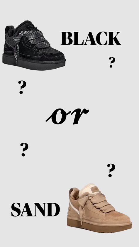 Black or Sand Lowmel Uggs? What will you choose??🌨️❄️ Fall Fits, You Choose, Black