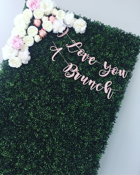 P.S. Let's Party! on Instagram: “I Love You A Brunch ✨  The Perfect Backdrop For Your Guests To Take Photos 💛 Backdrop @fiorissimi_floral_design  Banner @lovemepartydecor” Love You A Brunch Bridal Shower Theme, Love You A Brunch, Drunk In Love Flower Wall, I Love You A Brunch, Lemon Bridal Shower Photo Backdrop, Engagement Banners Signs, Photos Backdrop, Engagement Party Brunch, Let’s Brunch Invitation