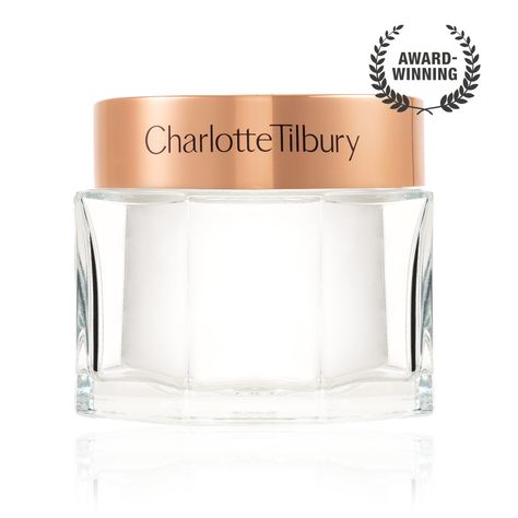 Created by renowned makeup artist Charlotte Tilbury, this remarkable product is a true miracle in a jar. 

*Product Details*
Brand: CHARLOTTE TILBURY
Scent: TILBURY
Item form: Cream
Unit count: 50 millilitre
Number of items: 1
Use for: Face
Skin type: Normal
Special ingredients: Glycerin, Sunflower Oil, Shea Butter
Item volume: 1.7 Fluid Ounces
Product benefits: Deeply Moisturizing, promotes a smoother texture and reduces the appearance of fine lines and wrinkles. Skincare Capsules, Charlotte Tilbury Magic Cream, Makeup Shopping, Magic Cream, Cream Moisturizer, Hydrating Moisturizer, Vitamins For Skin, Skin Care Kit, Rosehip Oil