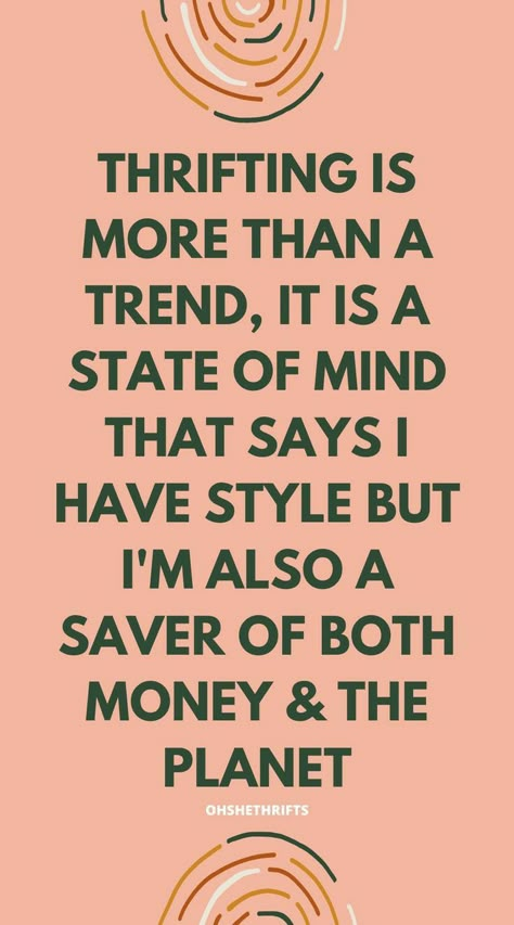 Thrift Clothes Quotes, Thrift Quotes, Thrifting Quotes, Shopping Quotes Funny, Quotes Small Business, Sustainable Fashion Quotes, Vintage Store Ideas, Store Quote, Online Thrift Shop