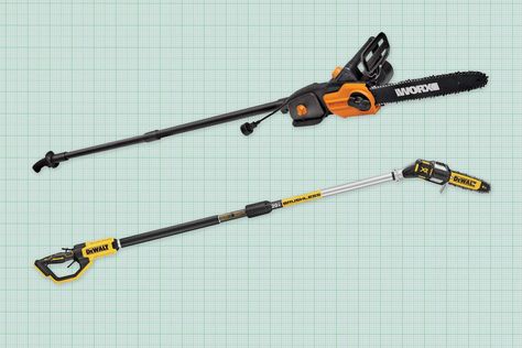 Pole saws make pruning trees, bushes, and other plants simple and accessible. Find the best pole saw for your yard with the help of our top recommendations. Pruning Trees, Electric Pole, Pole Saw, Electric Saw, Tree Pruning, This Old House, Pinterest Projects, Pinterest Photos, House Plant