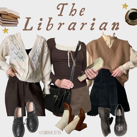 Spring Librarian Outfit, Library Assistant Outfit, Library Core Outfit, Librarian Core Aesthetic, Librarian Core Outfit, Librarian Outfit Aesthetic, Book Nerd Outfit, Bookworm Aesthetic Outfit, Bookworm Outfit