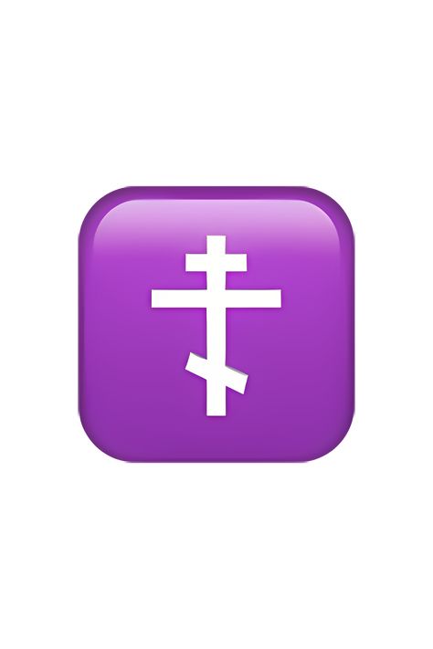 The ☦️ Orthodox Cross emoji depicts a traditional Christian cross with three horizontal bars. The top bar is shorter than the other two, and the bottom bar is longer. The cross is typically depicted in black or dark brown, with a simple, minimalist design. The overall appearance of the emoji is solemn and reverent, reflecting the importance of the Orthodox Christian faith. Cross Emoji, Apple Emojis, Spiritual Psychology, Picture Board, Iphone Stickers, The Emoji, Orthodox Cross, Picture Boards, Orthodox Christianity