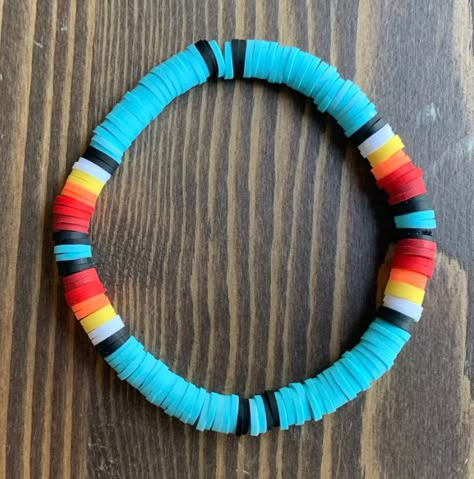 Men’s Clay Bead Bracelet Ideas, Clay Bead Bracelet Ideas For Boys, Sead Bead Necklace, Clay Bead Bracelet Ideas, Bead Bracelet Ideas, Make Clay Beads, Bracelet Business, Rodeo Jewelry, Clay Bead Necklace