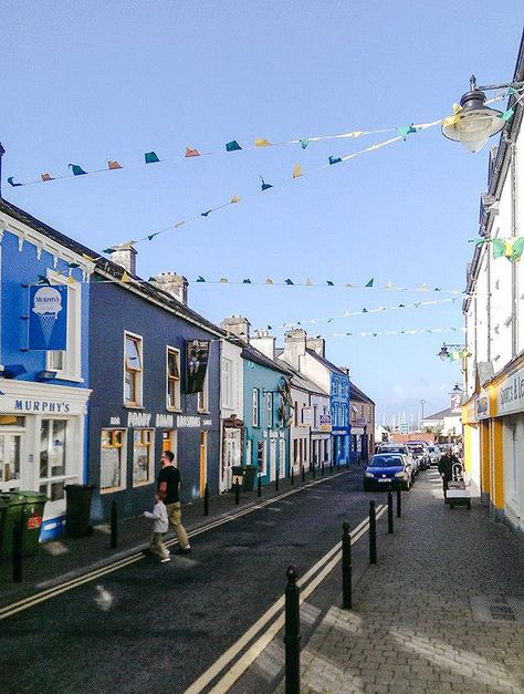 Dingle Ireland Aesthetic, Irish Town Aesthetic, Ireland Town, Ireland In May, Ireland Winter, Summer In Ireland, Dingle Peninsula Ireland, Dingle Ireland, Ireland Aesthetic