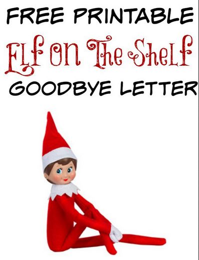 It's time for the Elf to Shelf to say goodbye! Here's a printable Elf on the Shelf Goodbye letter you can use and leave out on Christmas Eve! Elf On The Shelf Goodbye, Printable Elf On The Shelf, Classroom Elf, Elf Goodbye Letter, Elf Shelf, Goodbye Letter, Elf Letters, Christmas Preparation, Elf Ideas