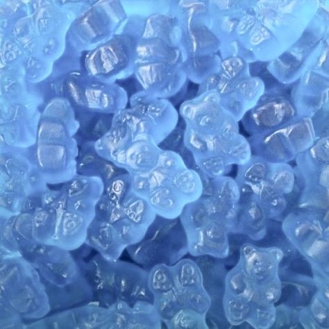 light blue aesthetic - gummy bears Everything Is Blue, Cute Blue Wallpaper, Baby Blue Aesthetic, Light Blue Aesthetic, Blue Aesthetic Pastel, Blue Food, Blue Candy, Bleu Pastel, Feeling Blue