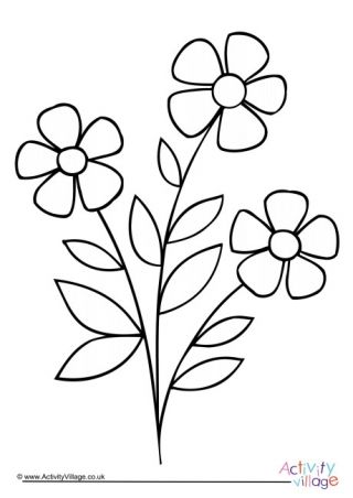 Flower Colouring Pages Flower Colouring Pages, Printable Flower Coloring Pages, Flower Pattern Drawing, Hand Embroidery Patterns Free, Flower Drawing Design, Flower Outline, Chain Stitch Embroidery, Hand Embroidery Patterns Flowers, Pola Sulam