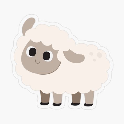 Get my art printed on awesome products. Support me at Redbubble #RBandME: https://www.redbubble.com/i/sticker/Cute-Fluffy-Sheep-by-arieweis1019/151975147.O9UDB?asc=u Sheep Sticker, Fluffy Sheep, Hippie Flowers, Cute Stationary, Sheep, Decorate Laptops, Vinyl Decal Stickers, Kiss Cut, Vinyl Decal