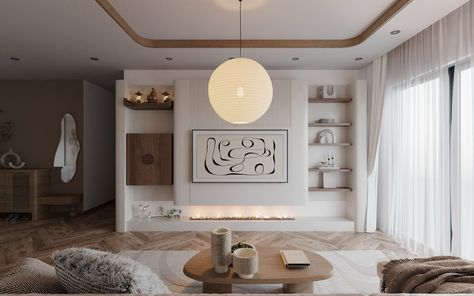 Wabi sabi - Mulberyland :: Behance Wabi Sabi Tv Wall, Altar Design, Design Apartment, Prop Design, Architecture Visualization, Window Design, Sound Design, Concept Architecture, Apartment Design