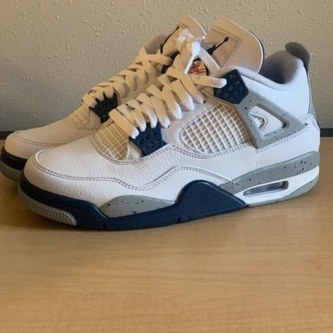 Air Jordan 4 navy blue Air Jordan 4 Navy Blue, Jordan 4 Navy Blue Outfit, Navy Blue 4s, Blue Jordan 4’s, Jordan 4 Navy Blue, Jordan 4 Blue, Navy Blue Outfit, Girly Bracelets, Jordan 4 White